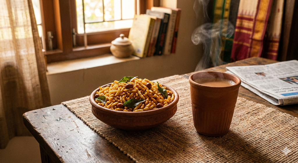 masala sev murmura in Indian snacking culture