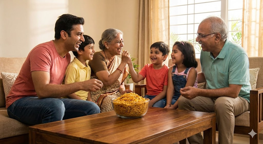 masala sev murmura enjoyed by all age groups