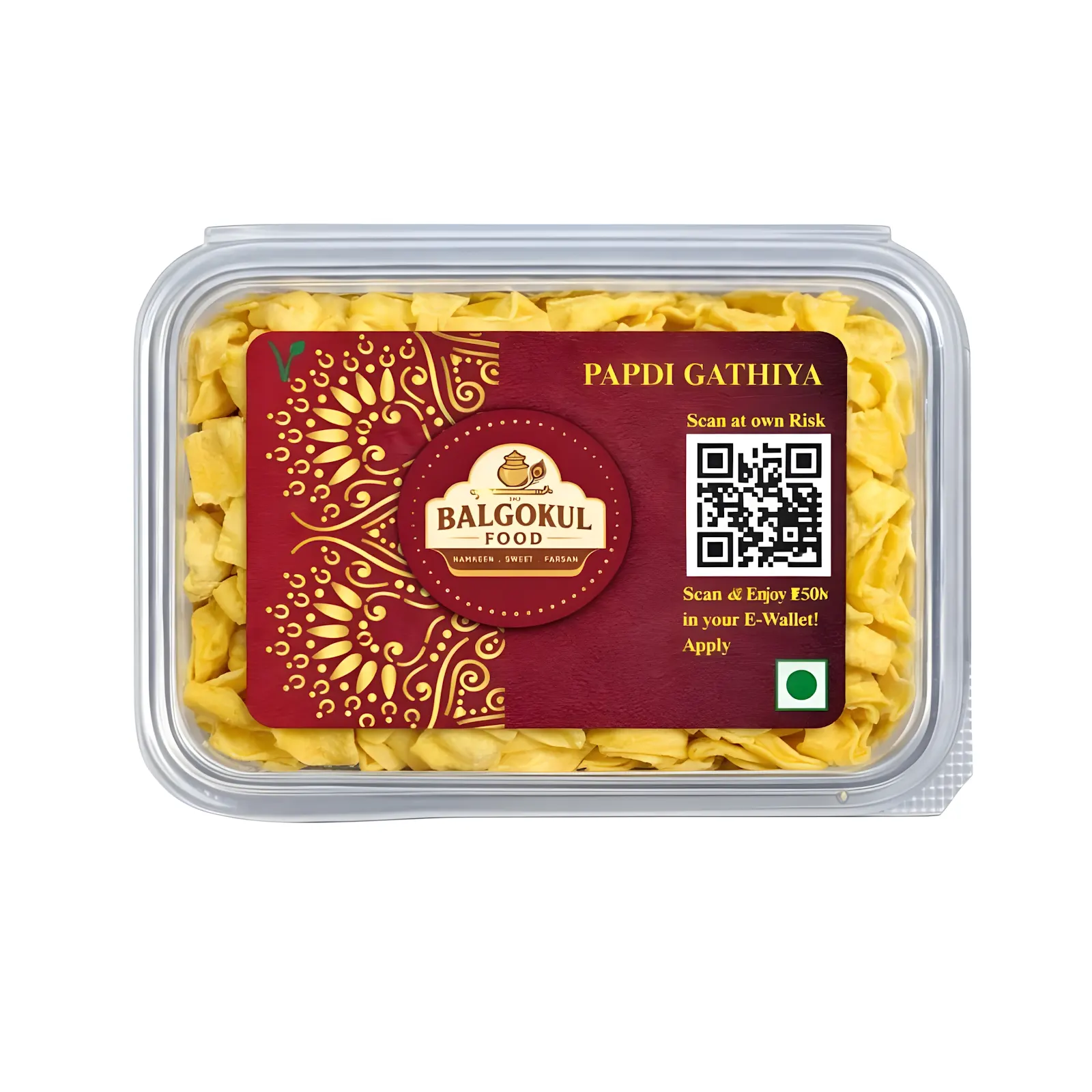 BalGokul Foods Papdi Gathiya – Crispy Traditional Gujarati Namkeen