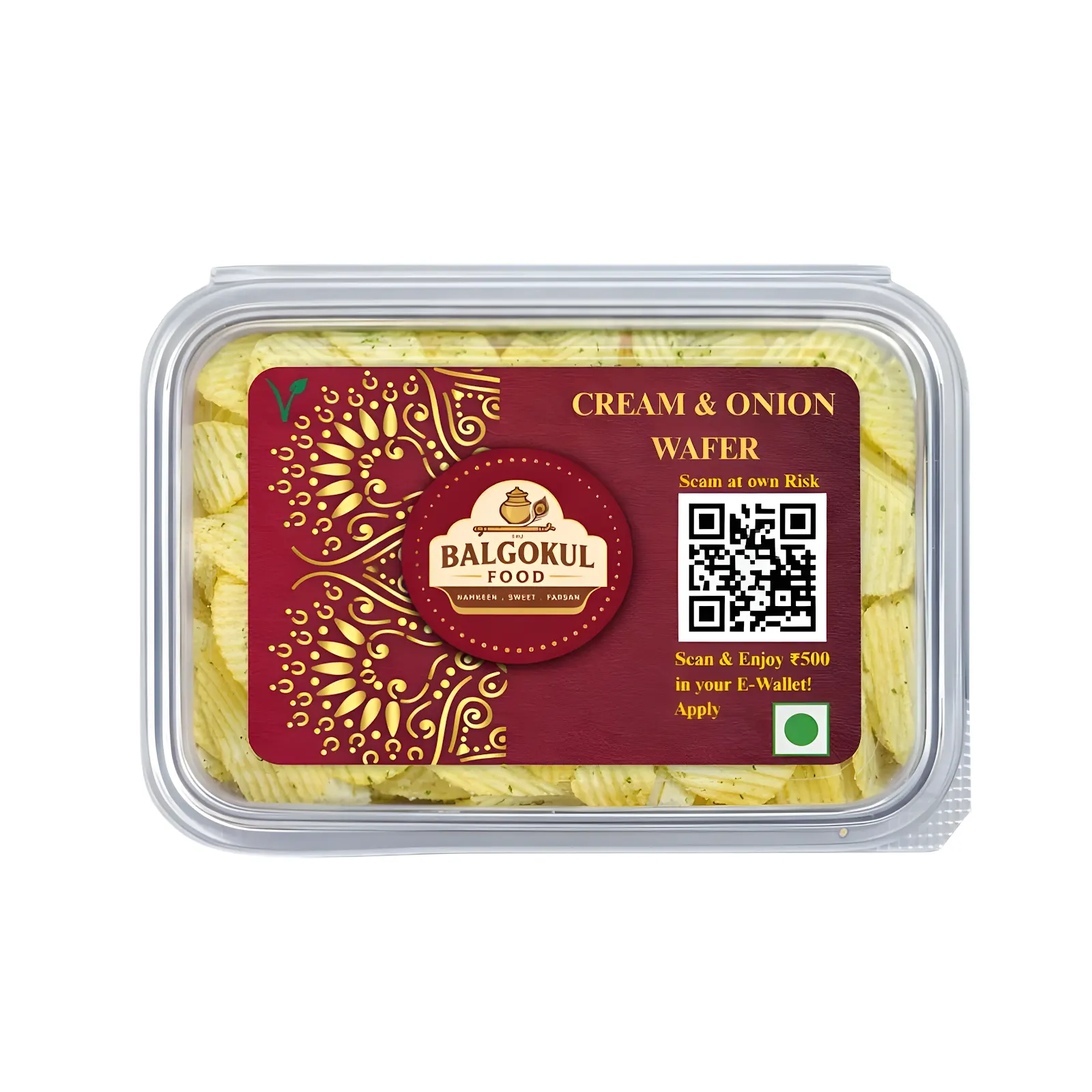 BalGokul Foods Cream & Onion Wafer