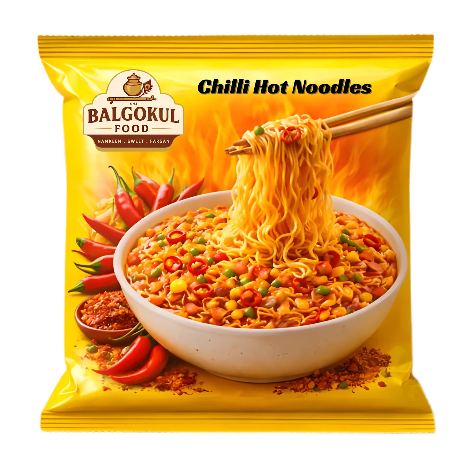 BalGokul Foods Chilli Hot Noodles